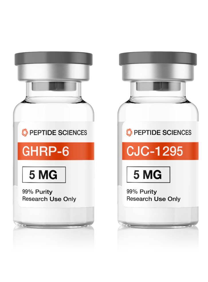 GHRP-6 (5mg x 5) and CJC-1295 no DAC (5mg x 5) - Image 1