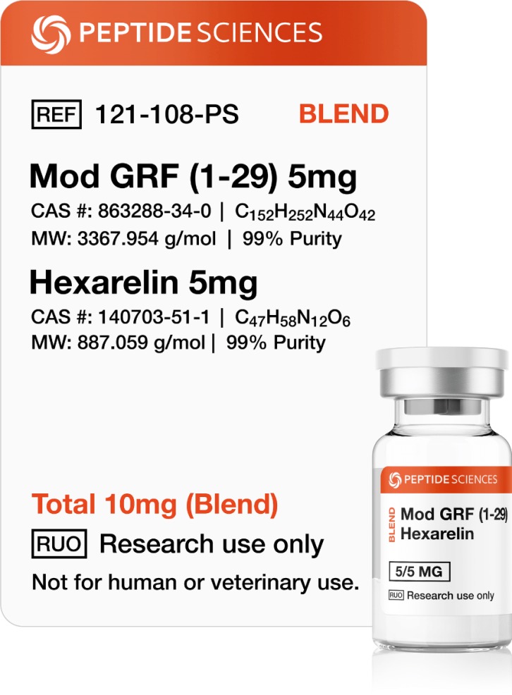 mod_grf_hexarelin_peptide_blend.png Mod GRF, Hexarelin 10mg (Blend) - Image 1