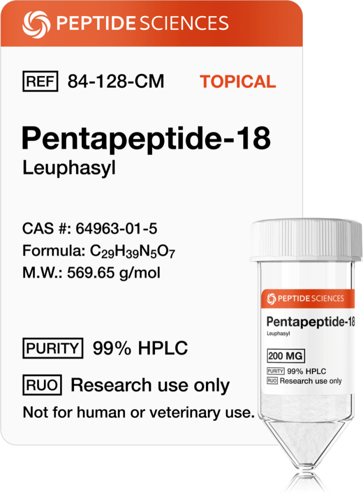 pentapeptide-18_peptide.png Pentapeptide-18 (Leuphasyl) 200mg (Topical) - Image 1