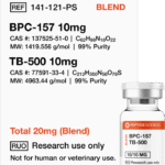 BPC-157, TB-500 20mg (Blend)