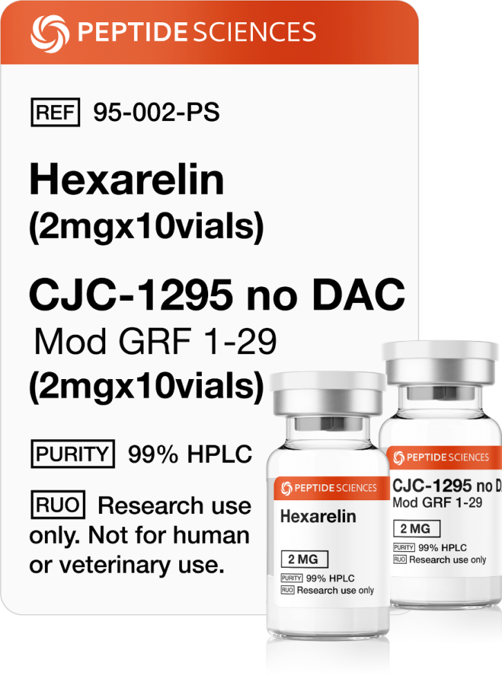 x260115102053184.png Hexarelin (2mg x 10), CJC-1295 no DAC (2mg x 10) - Image 1